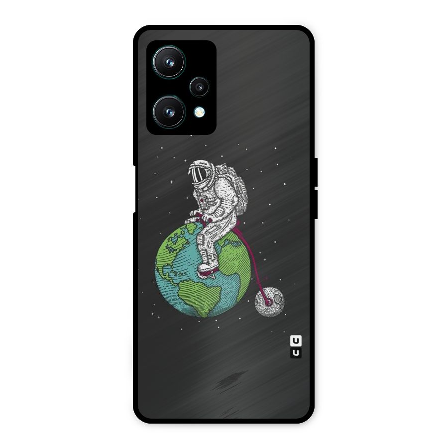 Earth Space Doodle Metal Back Case for Realme 9 Pro 5G