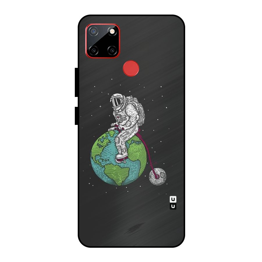 Earth Space Doodle Metal Back Case for Realme C12