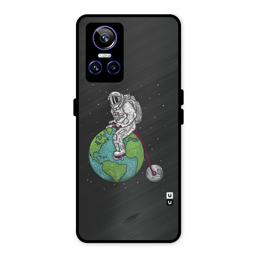 Earth Space Doodle Metal Back Case for Realme GT Neo 3