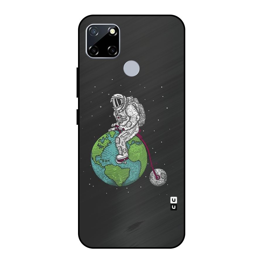 Earth Space Doodle Metal Back Case for Realme Narzo 20