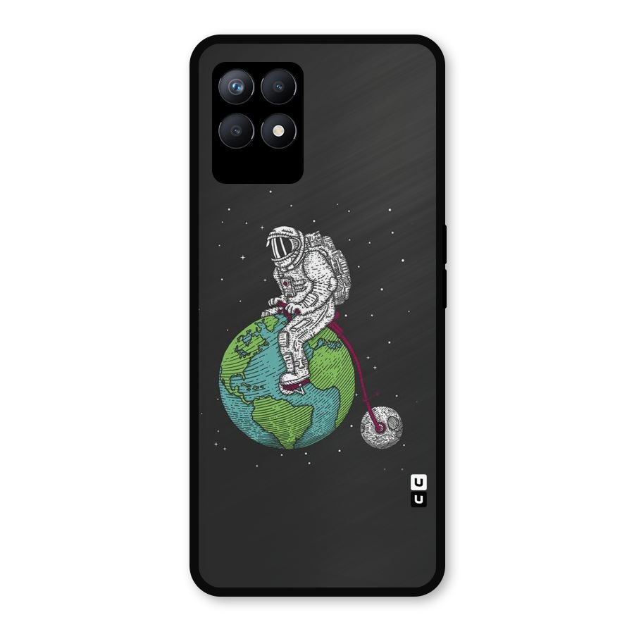 Earth Space Doodle Metal Back Case for Realme Narzo 50
