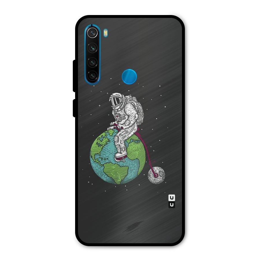 Earth Space Doodle Metal Back Case for Redmi Note 8
