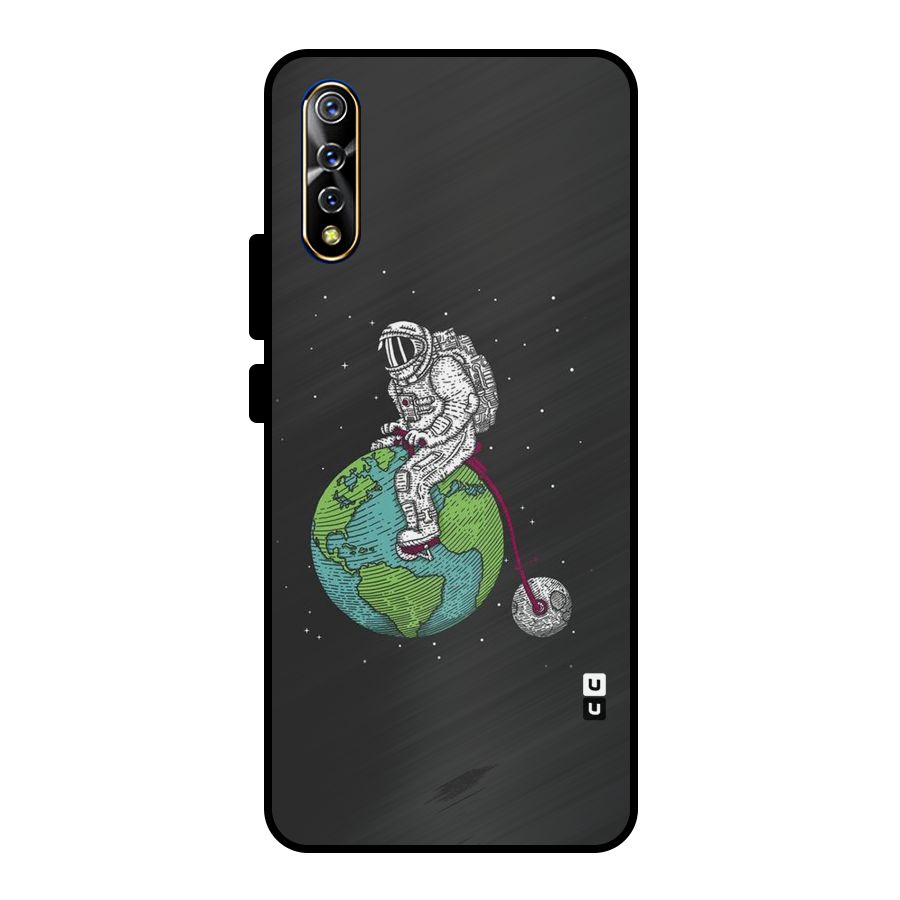 Earth Space Doodle Metal Back Case for Vivo S1