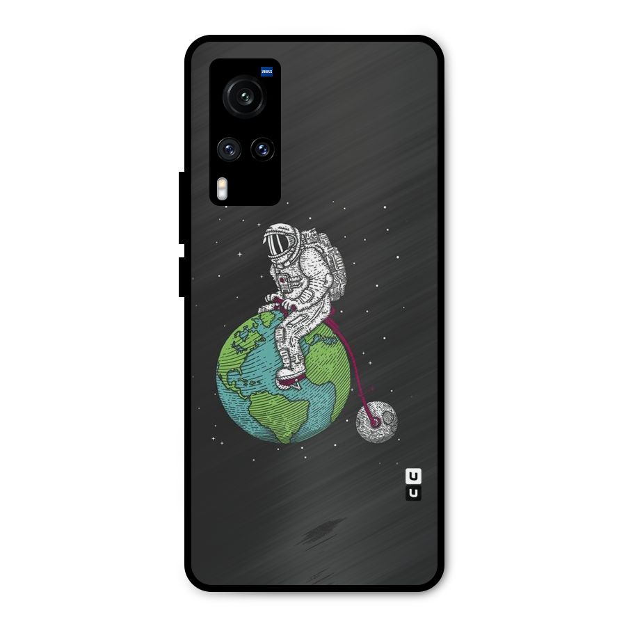 Earth Space Doodle Metal Back Case for Vivo X60