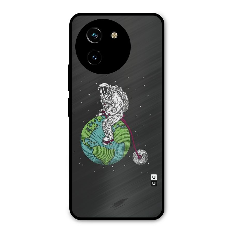 Earth Space Doodle Metal Back Case for Vivo Y200i