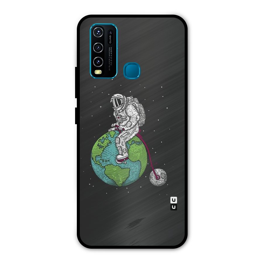 Earth Space Doodle Metal Back Case for Vivo Y50