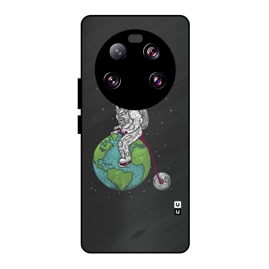 Earth Space Doodle Metal Back Case for Xiaomi 13 Ultra