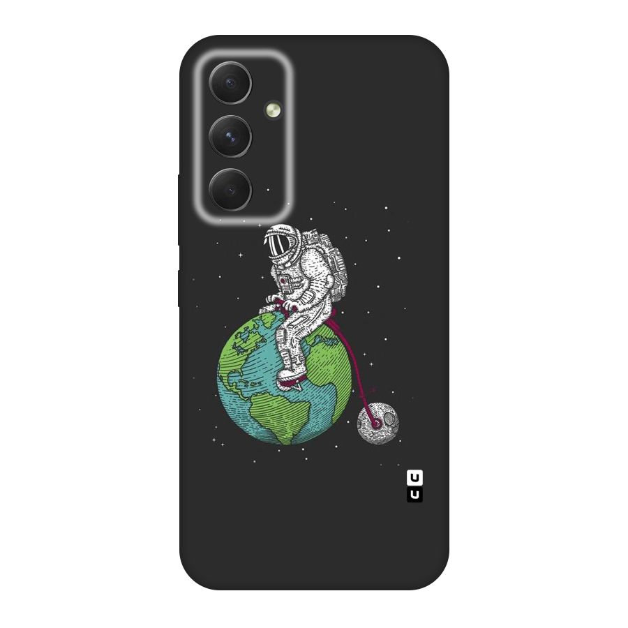 Earth Space Doodle Original Polycarbonate Back Case for Galaxy A54