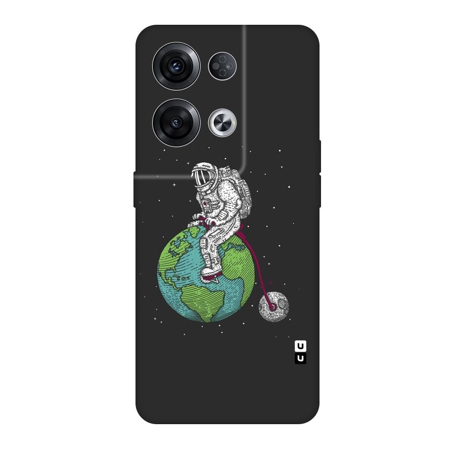 Earth Space Doodle Original Polycarbonate Back Case for Oppo Reno8 Pro 5G