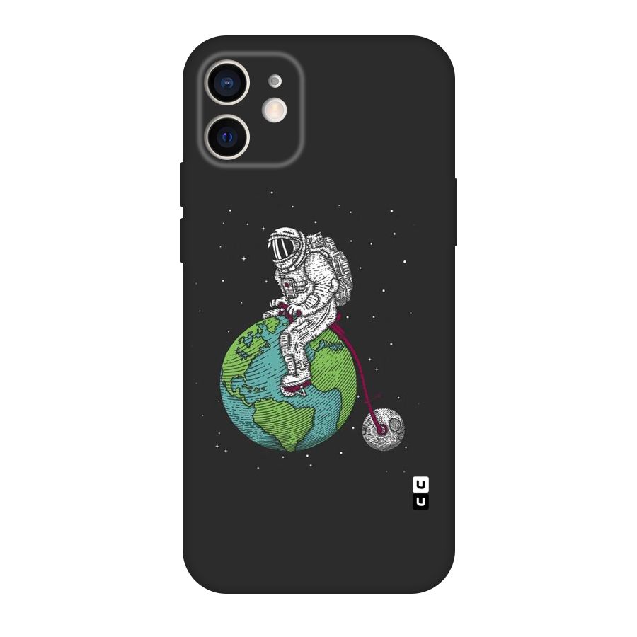 Earth Space Doodle Original Polycarbonate Back Case for iPhone 12