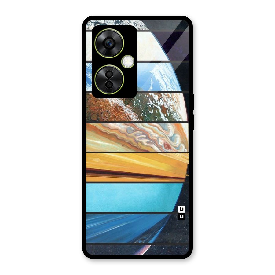 Earthly Design Glass Back Case for OnePlus Nord CE 3 Lite