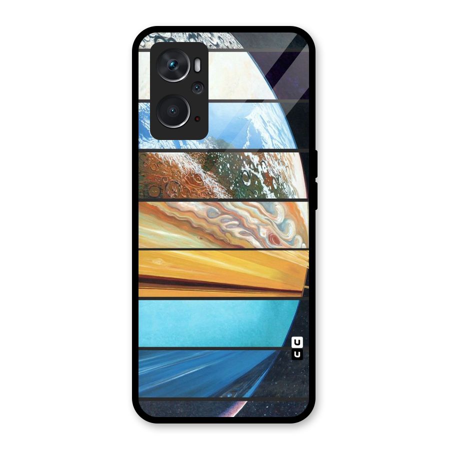 Earthly Design Glass Back Case for Oppo K10 4G
