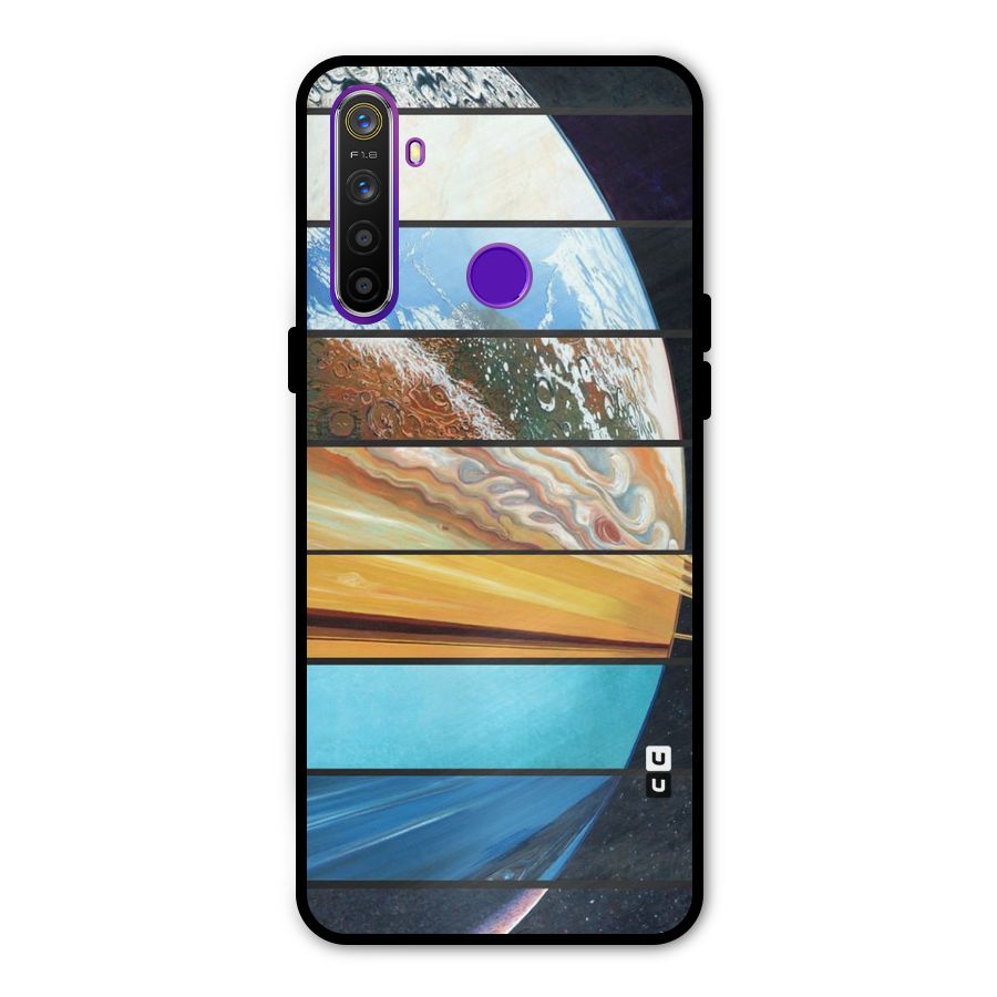 Earthly Design Glass Back Case for Realme 5s