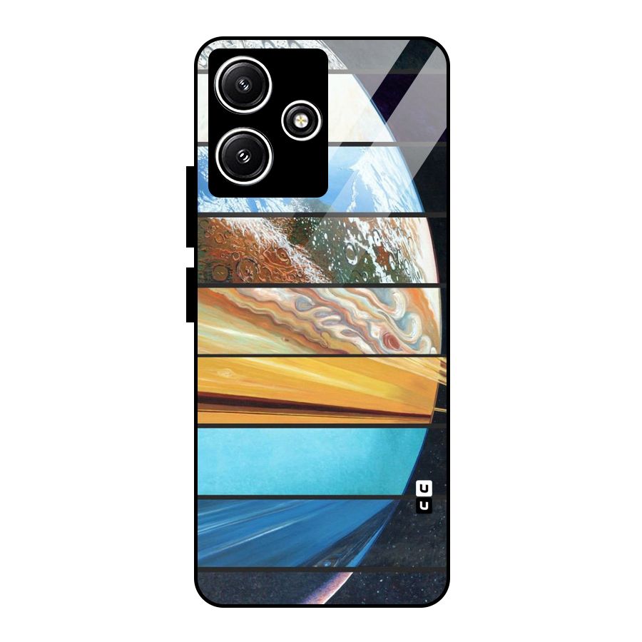 Earthly Design Glass Back Case for Redmi 12 5G