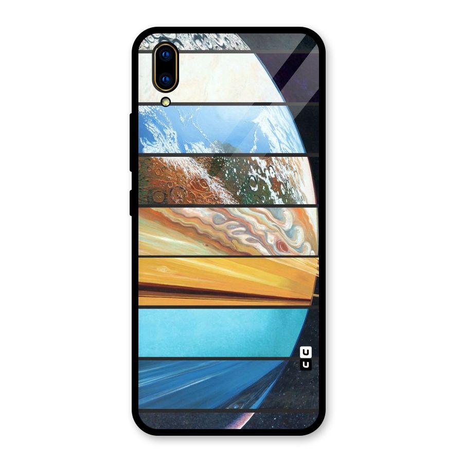 Earthly Design Glass Back Case for Vivo V11 Pro