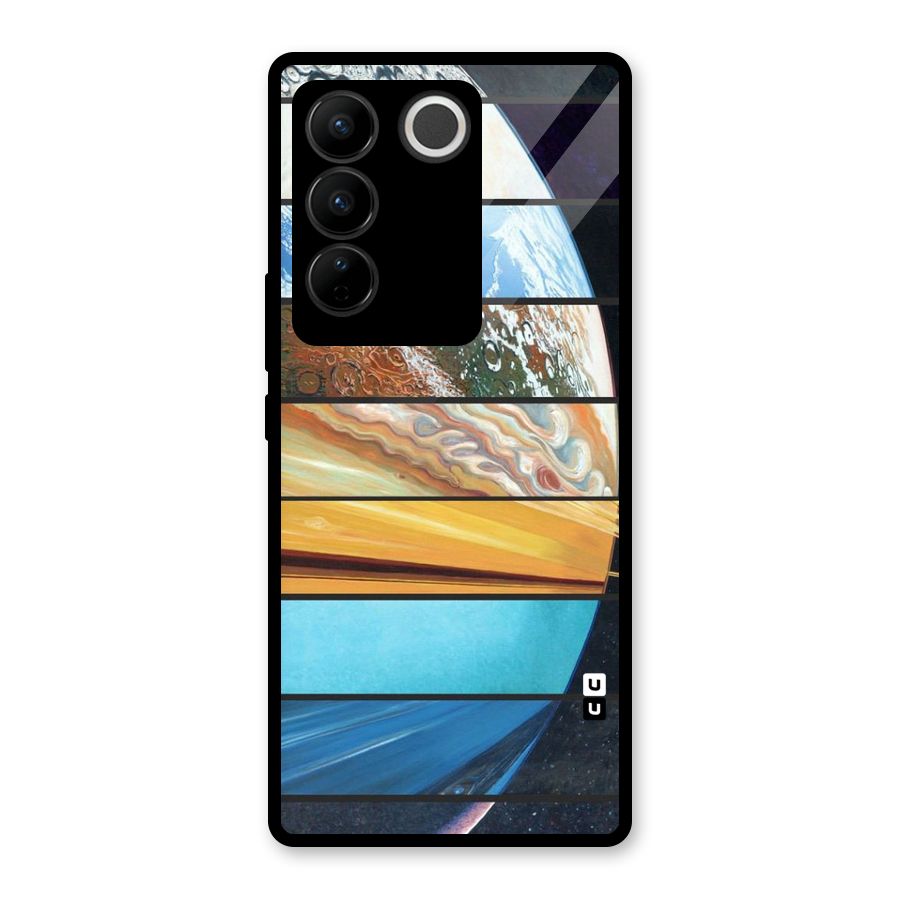 Earthly Design Glass Back Case for Vivo V27
