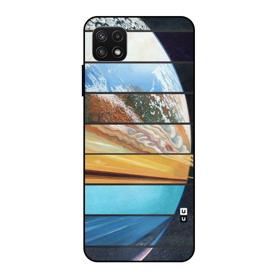 Earthly Design Metal Back Case for Galaxy A22 5G