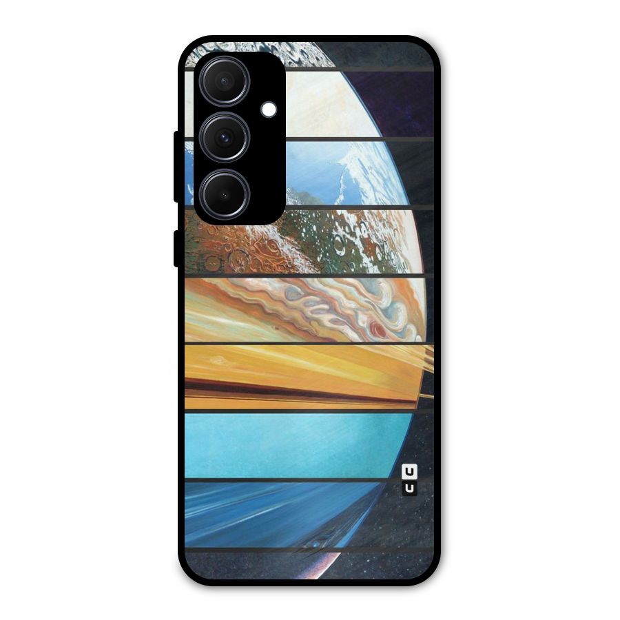 Earthly Design Metal Back Case for Galaxy A35