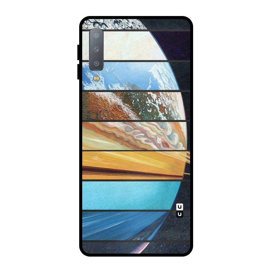 Earthly Design Metal Back Case for Galaxy A7 (2018)