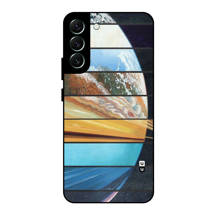 Earthly Design Metal Back Case for Galaxy S22 Plus 5G