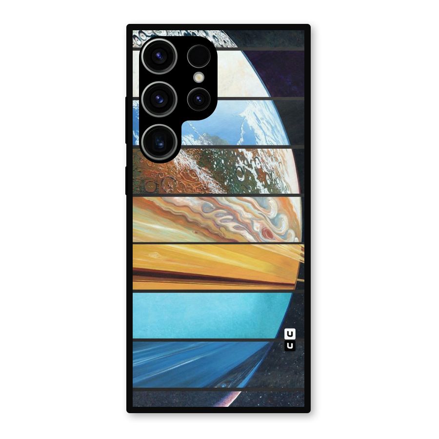 Earthly Design Metal Back Case for Galaxy S23 Ultra