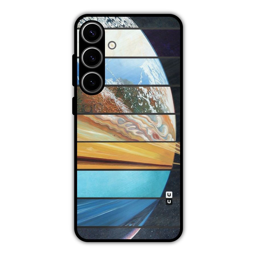 Earthly Design Metal Back Case for Galaxy S24 Plus