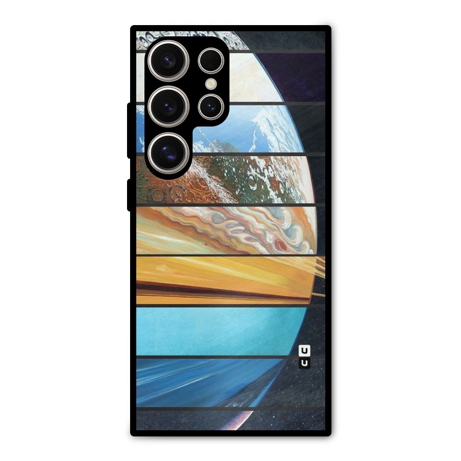 Earthly Design Metal Back Case for Galaxy S24 Ultra