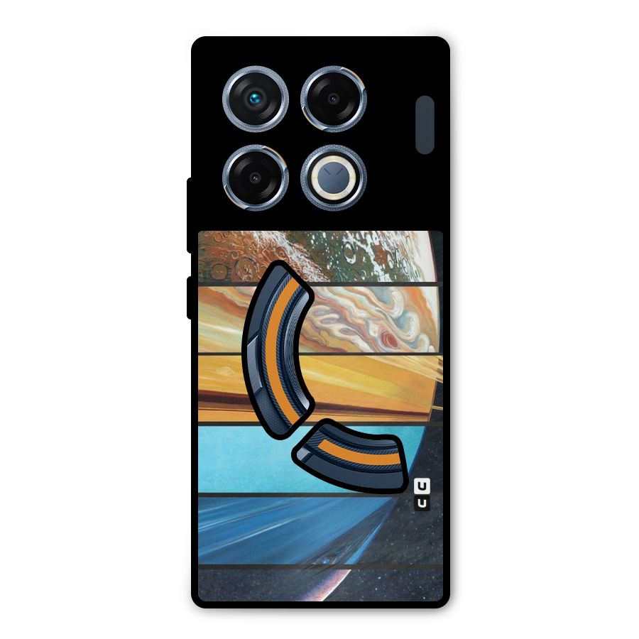 Earthly Design Metal Back Case for Infinix GT 20 Pro