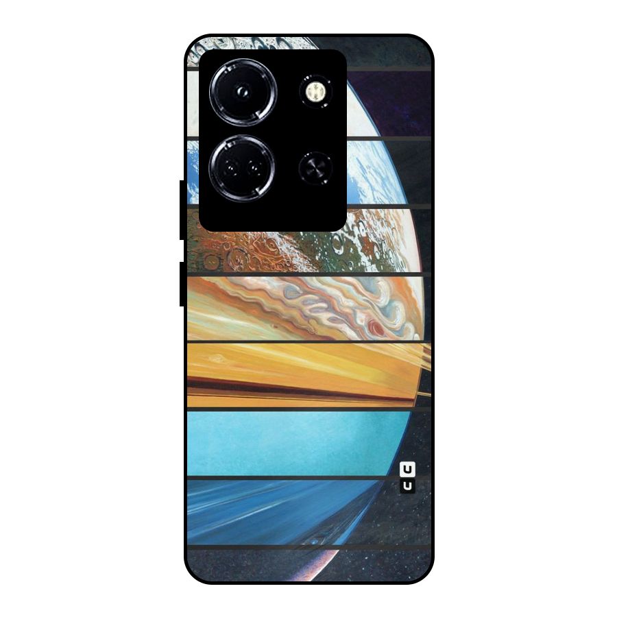 Earthly Design Metal Back Case for Infinix Note 30 5G