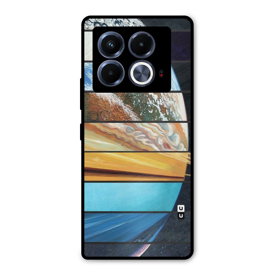 Earthly Design Metal Back Case for Infinix Note 40 5G