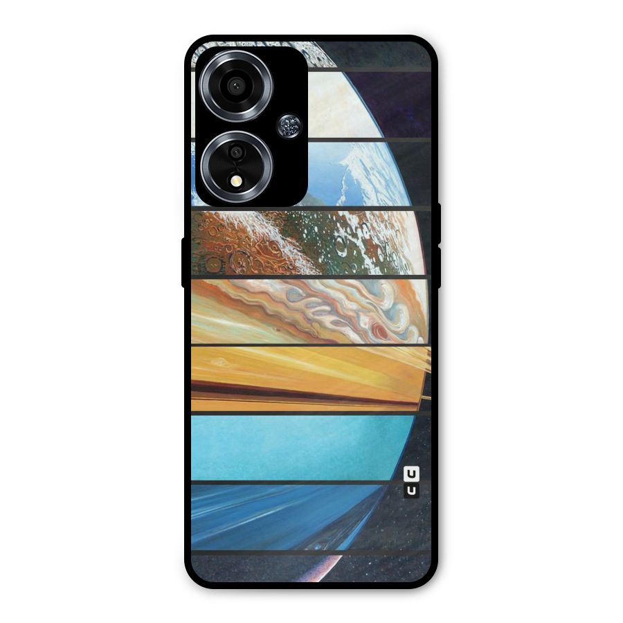 Earthly Design Metal Back Case for Oppo A59