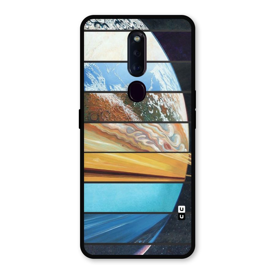 Earthly Design Metal Back Case for Oppo F11 Pro