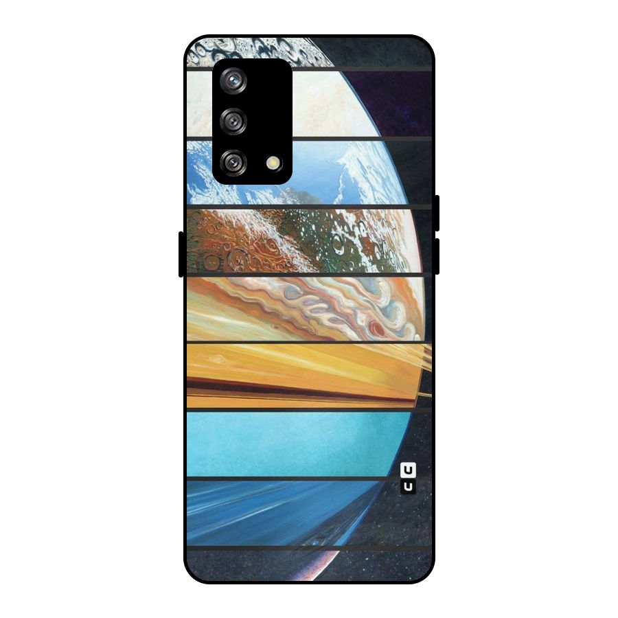 Earthly Design Metal Back Case for Oppo F19