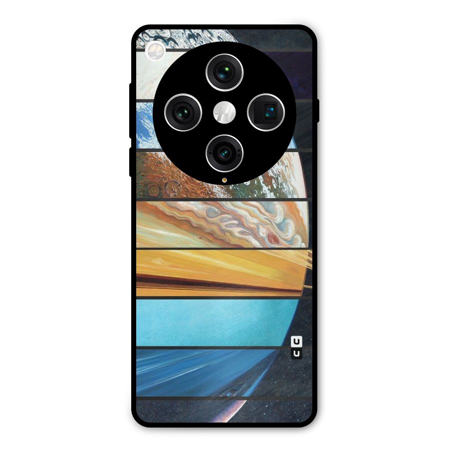 Earthly Design Metal Back Case for Oppo Find X8 Pro