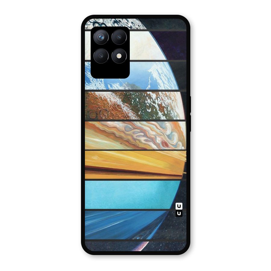 Earthly Design Metal Back Case for Realme Narzo 50