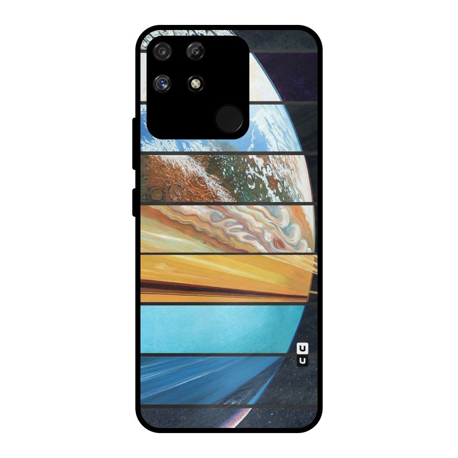 Earthly Design Metal Back Case for Realme Narzo 50A