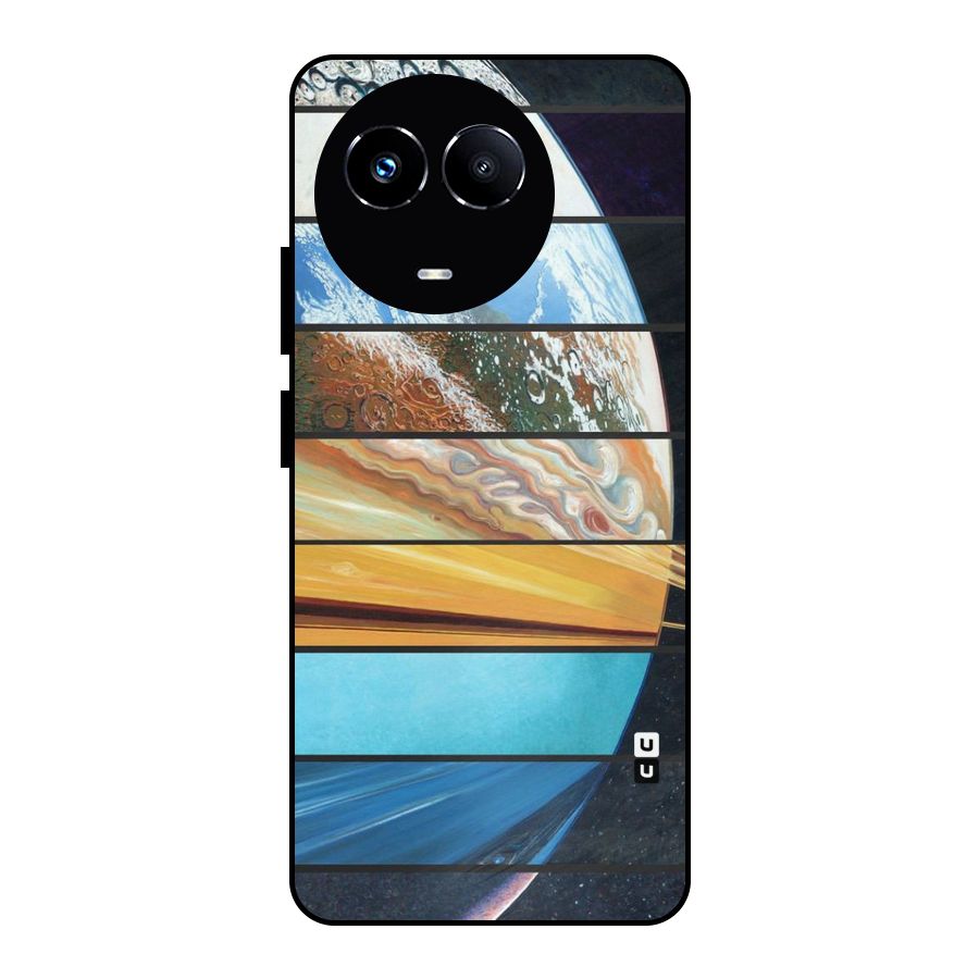 Earthly Design Metal Back Case for Realme Narzo 60X