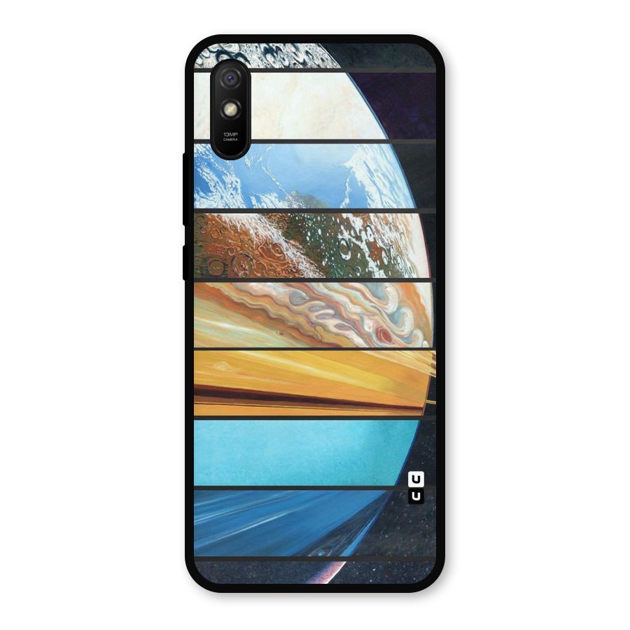 Earthly Design Metal Back Case for Redmi 9a