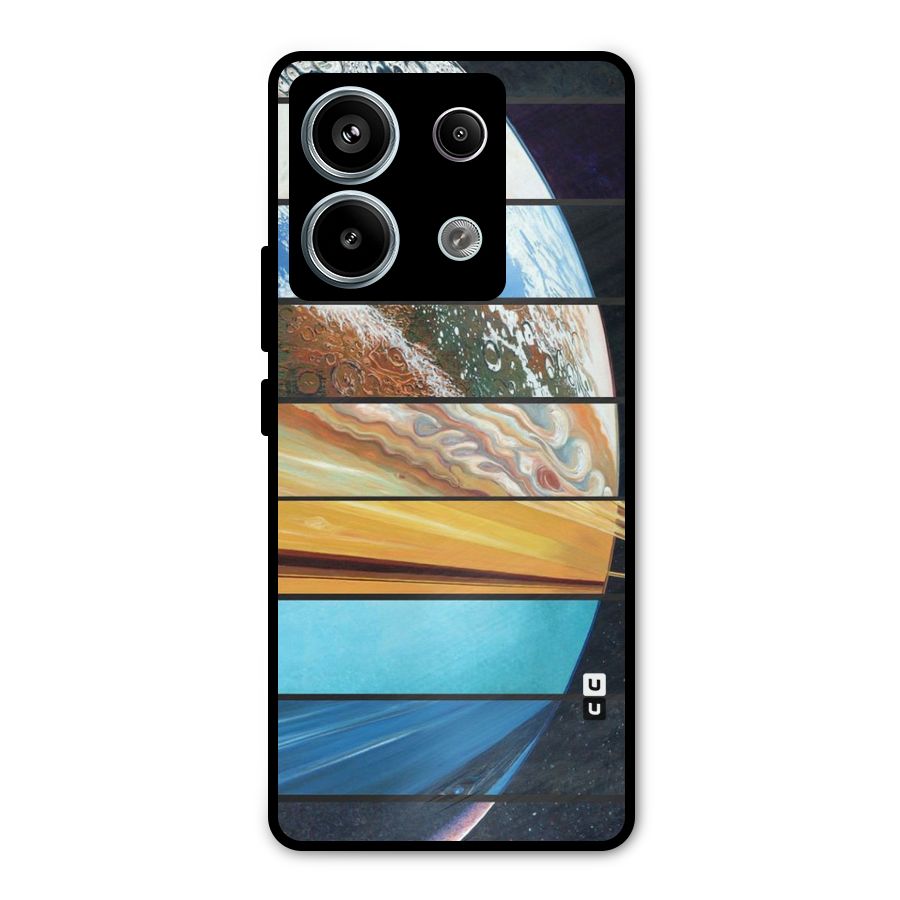 Earthly Design Metal Back Case for Redmi Note 13 Pro 5G