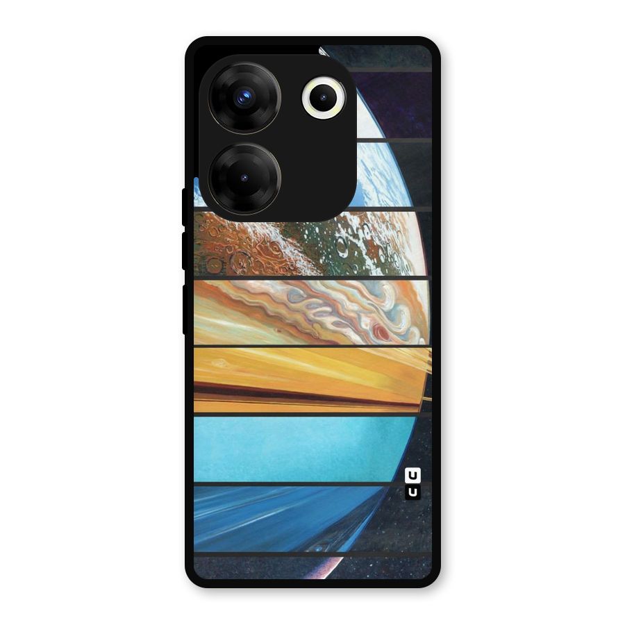 Earthly Design Metal Back Case for Tecno Camon 20