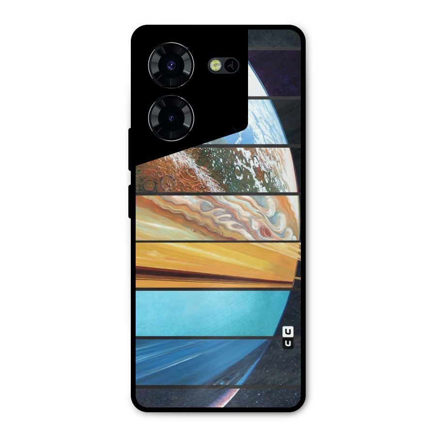 Earthly Design Metal Back Case for Tecno Pova 5 Pro 5G