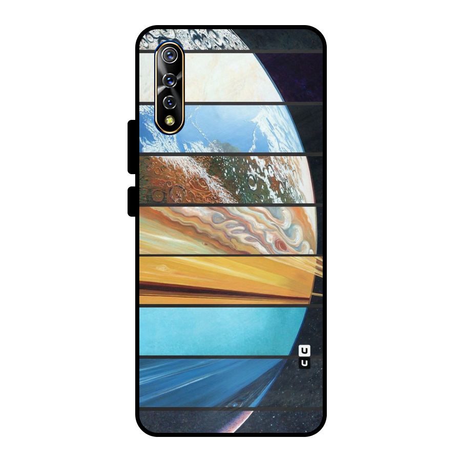 Earthly Design Metal Back Case for Vivo S1