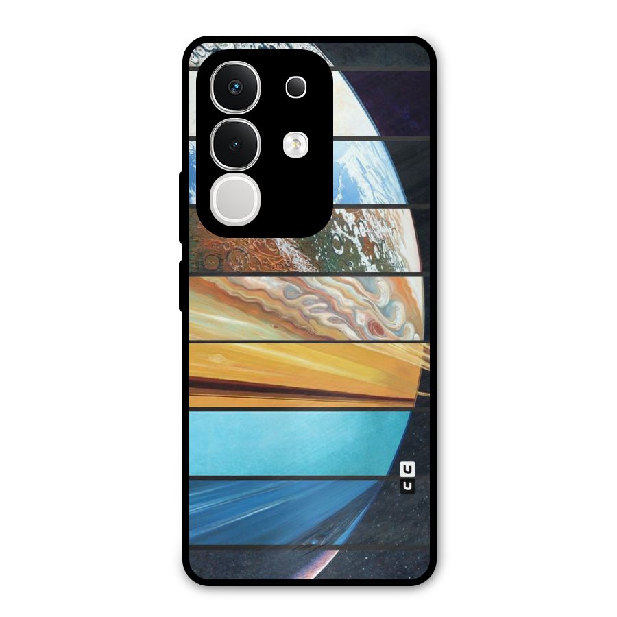 Earthly Design Metal Back Case for Vivo T4x