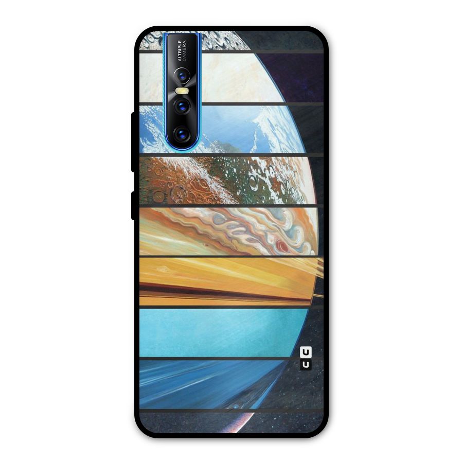 Earthly Design Metal Back Case for Vivo V15 Pro