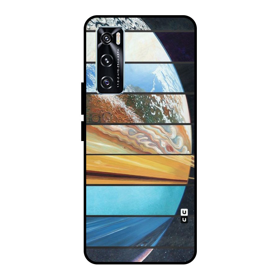 Earthly Design Metal Back Case for Vivo V20 SE