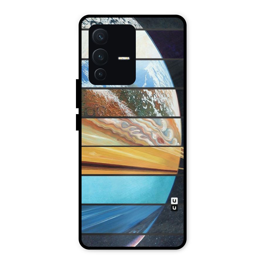 Earthly Design Metal Back Case for Vivo V23 5G
