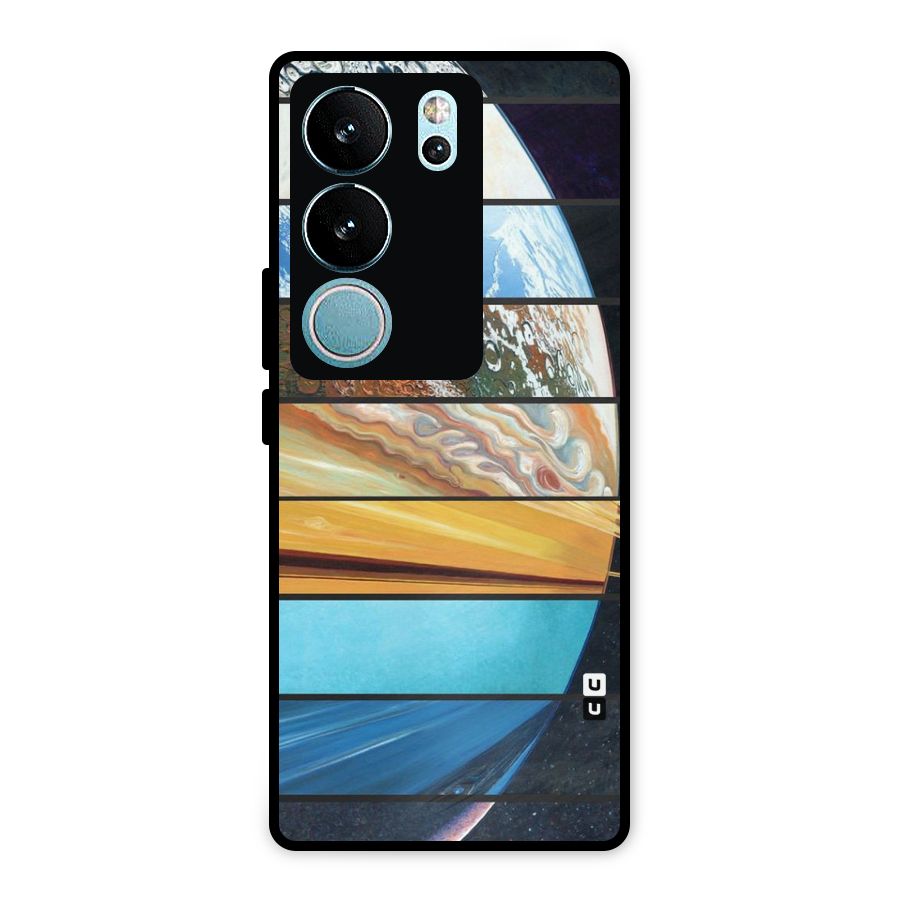 Earthly Design Metal Back Case for Vivo V29 Pro