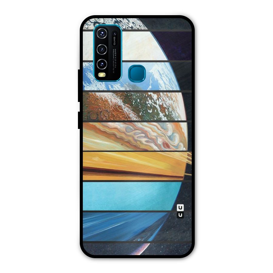 Earthly Design Metal Back Case for Vivo Y30