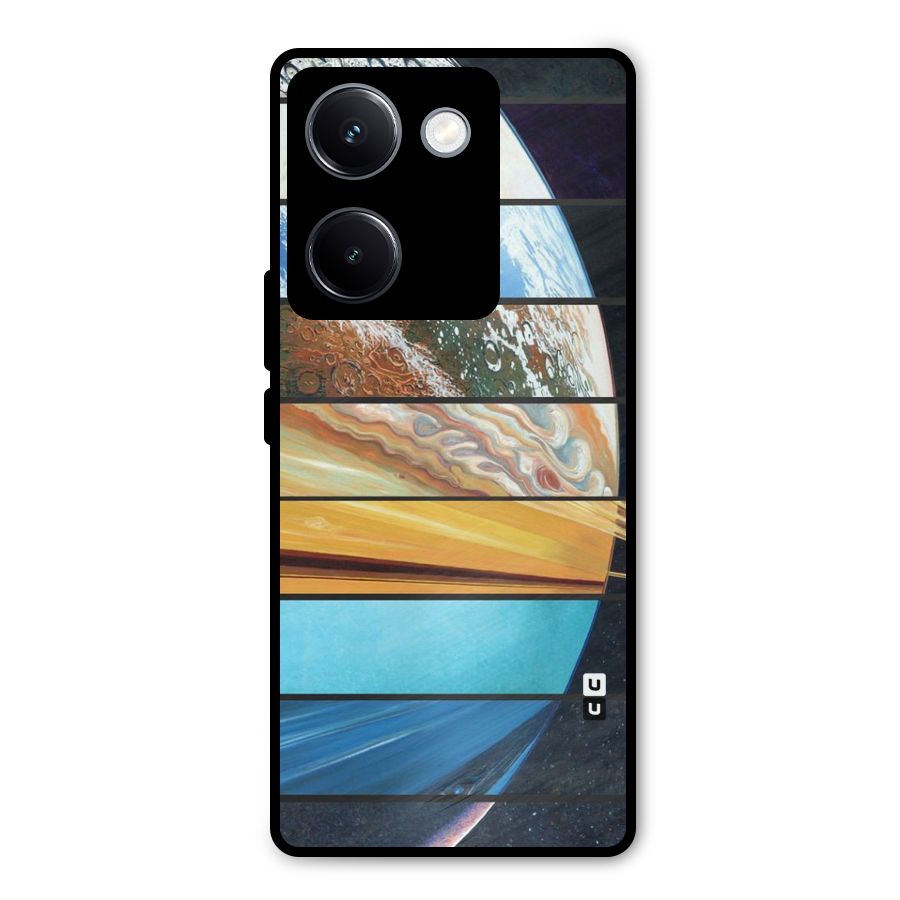 Earthly Design Metal Back Case for Vivo Y300 Plus
