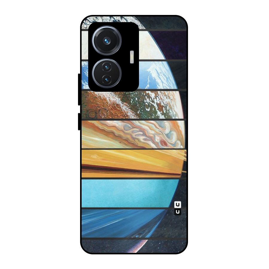 Earthly Design Metal Back Case for iQOO Z6 44W